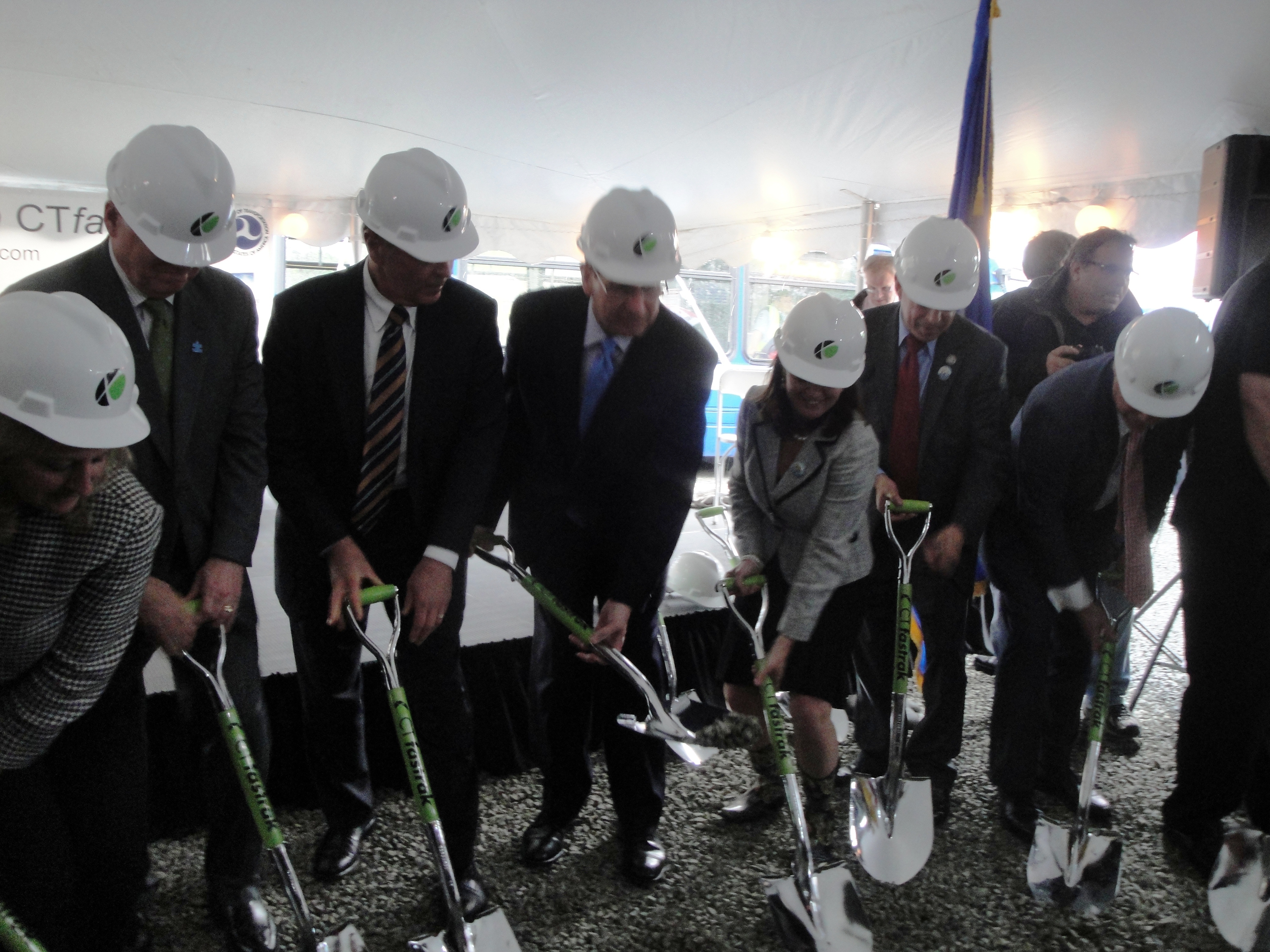 The official groundbreaking