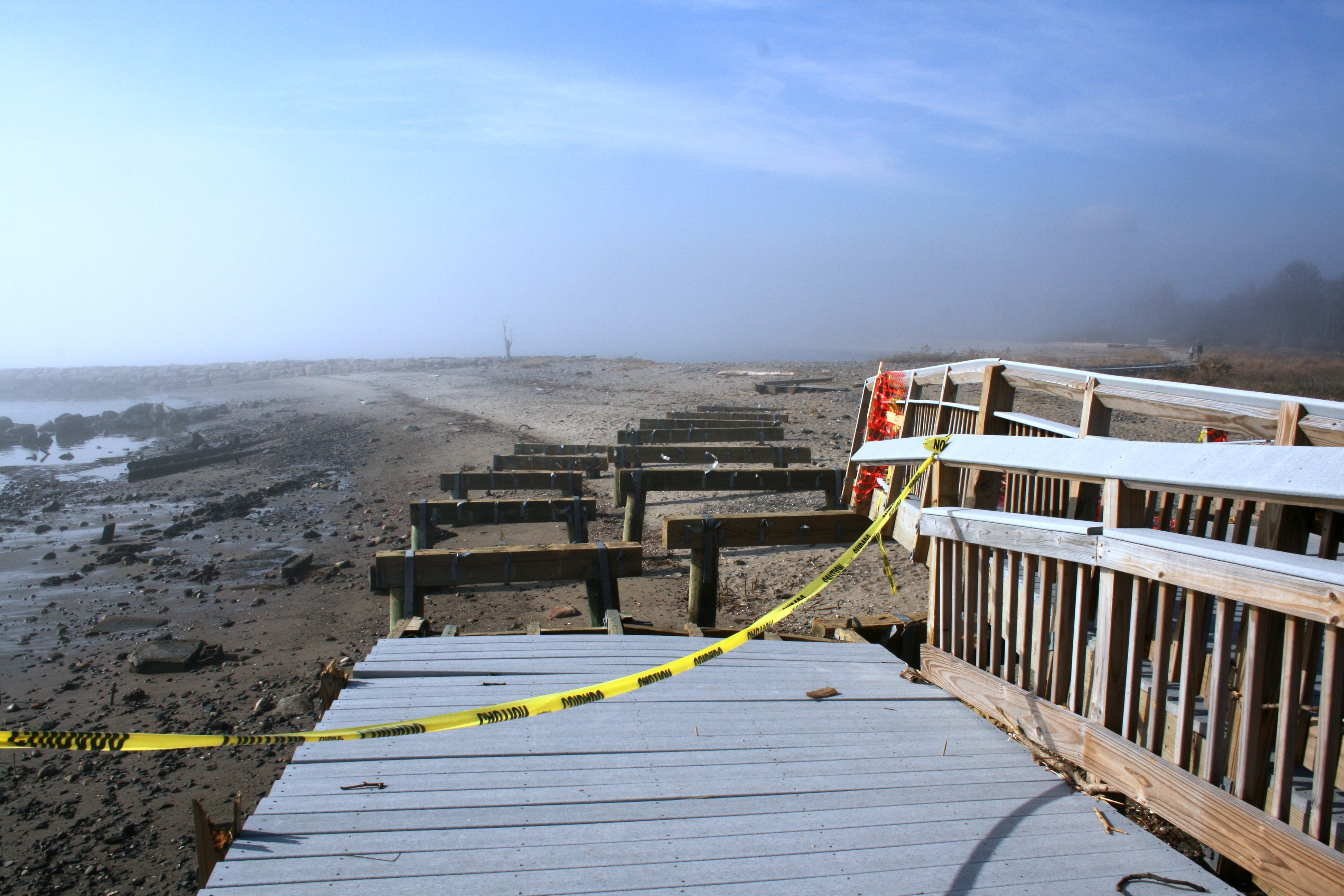 Silver Sands Boardwalk Damage