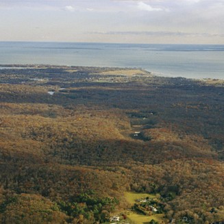 The Preserve, a coastal forest and wetlands complex in Old Saybrook, Westbrook, and Essex, CT. (Credit: Bob Lorenz)