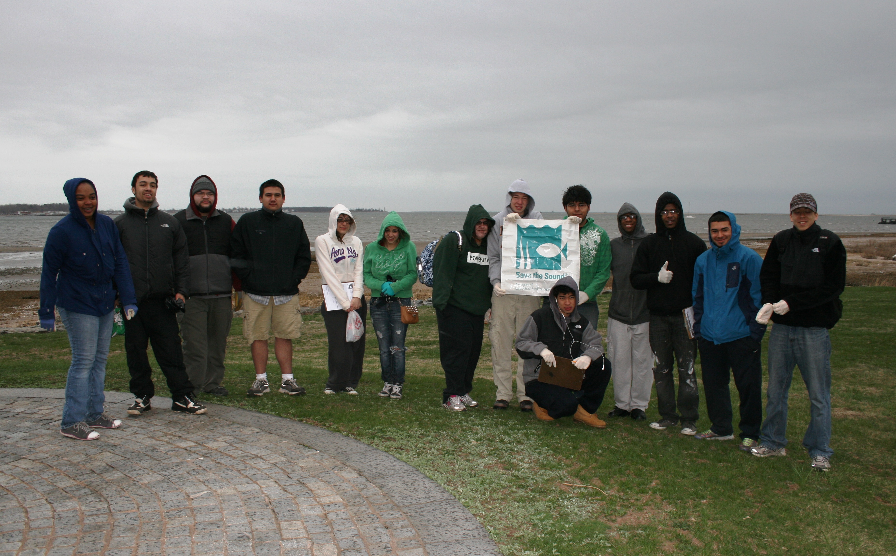 Beach cleanup with Common Ground.