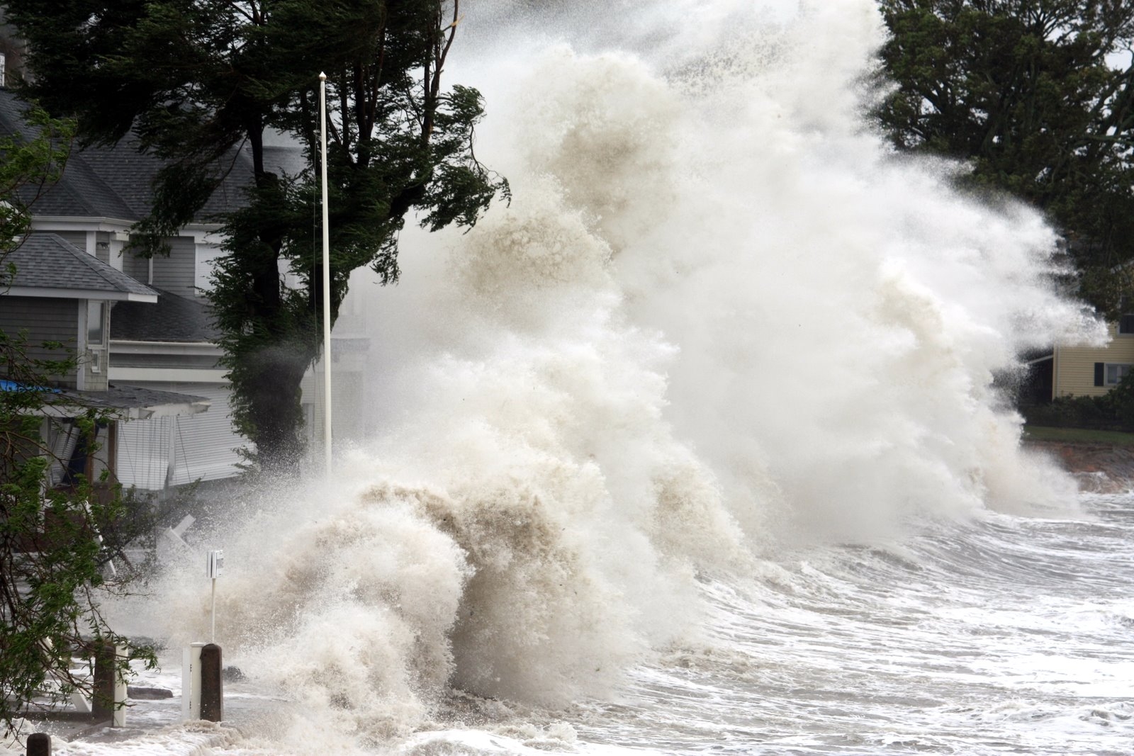 Hurricane Irene hits Branford