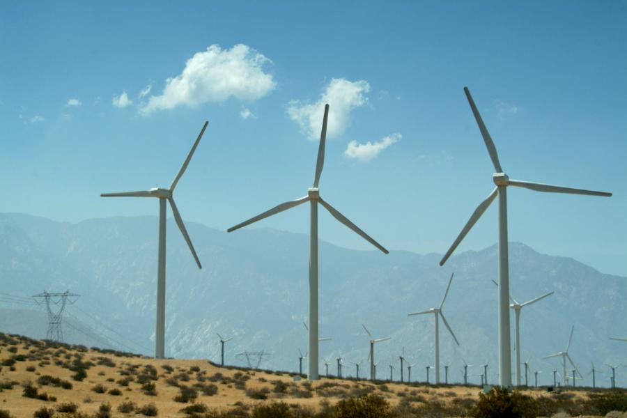 freefoto - wind farm san bernardino