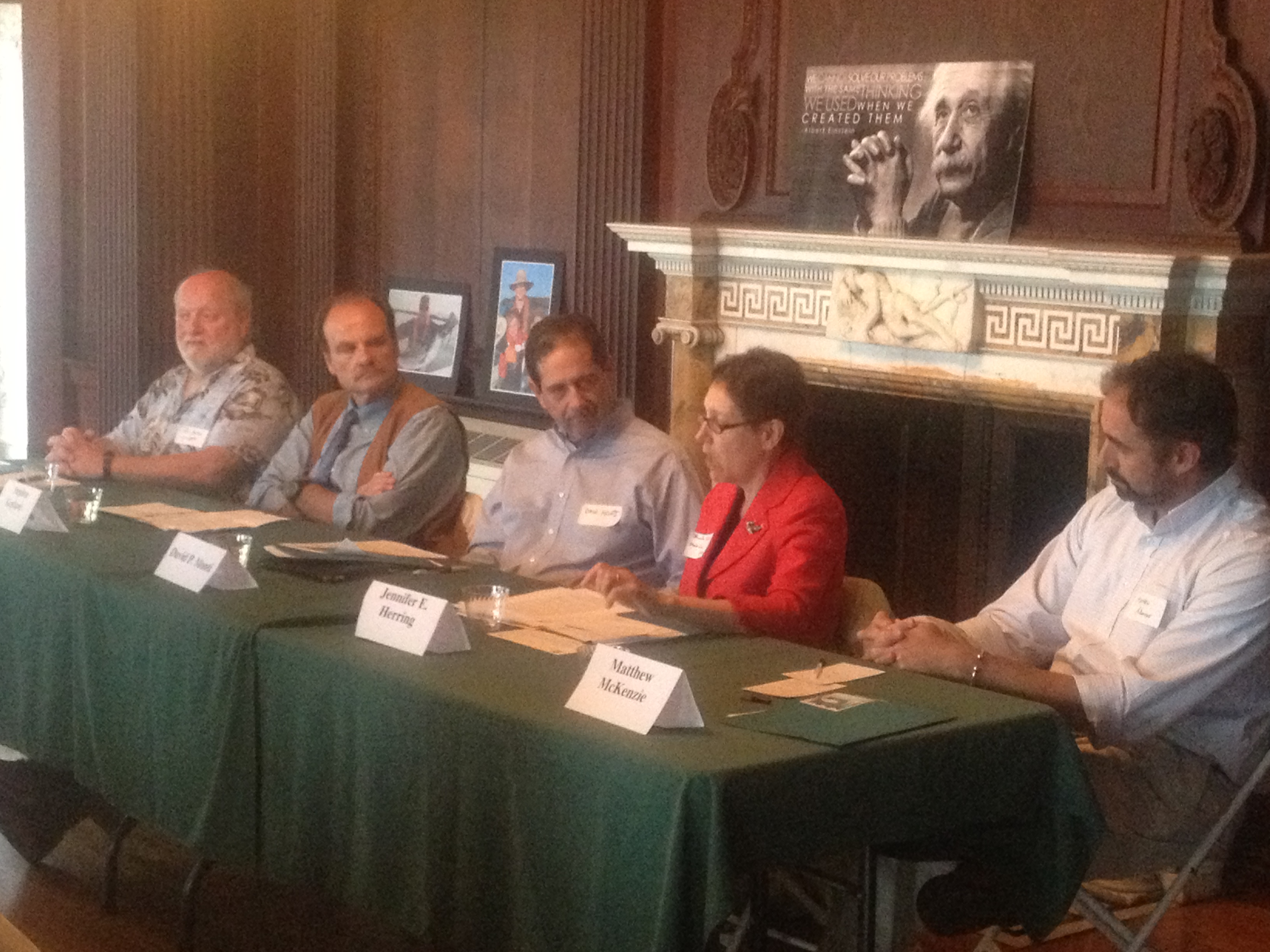 Forum panelists spoke about the need for an abundance of fish in our oceans, rivers, and Long Island Sound.