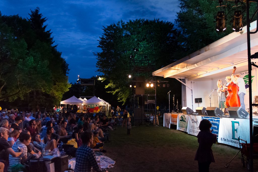 CT Folk Festival evening (Stray Birds on stage) Save the Sound